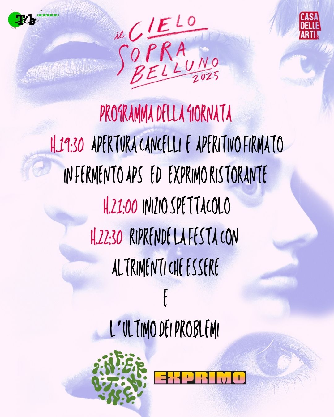 programma terza serata 